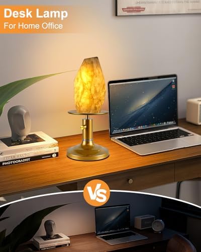 Lightdot Table Lamp for Bedroom Mid Century Modern Gold Small Desk Lamp - Image 5