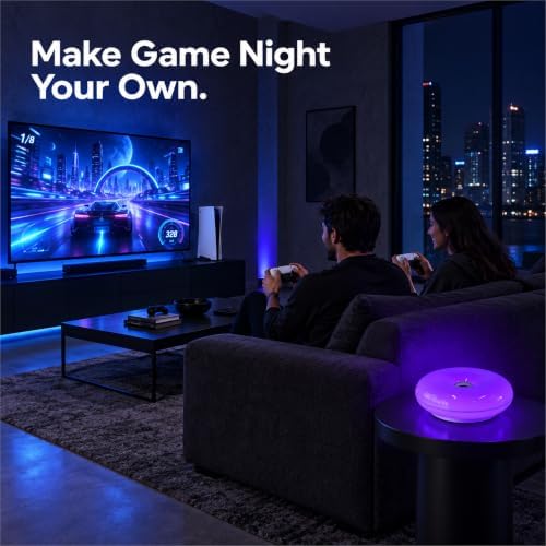 Cyberpunk Donut Lamp,Cordless Rechargeable Table & Wall Light,Game Light - Image 5
