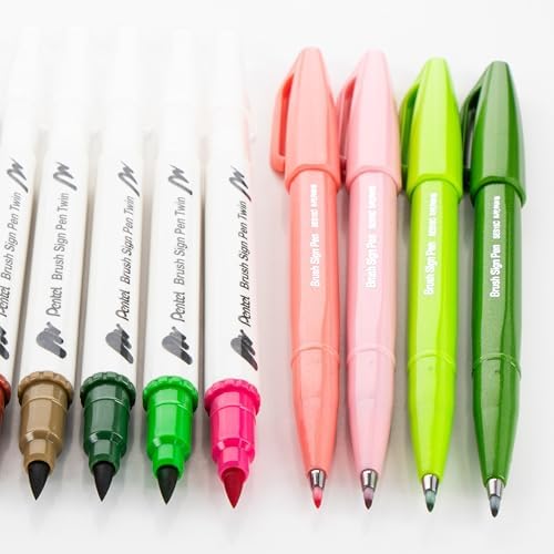 Pentel Carrie Walker Feeling Grounded Journaling Writing and Journaling Kit, Gel Pens/Markers/Brush Pens Variety, 14 Pieces - Image 5