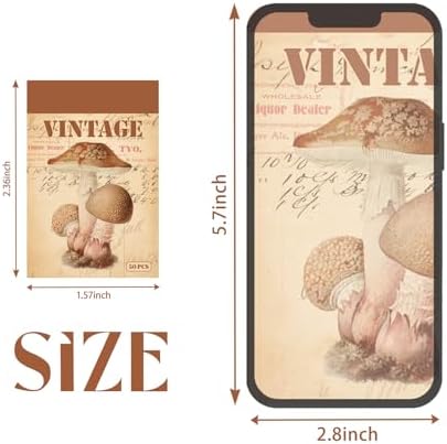 300 Pcs Vintage Washi Stickers Book - Image 3