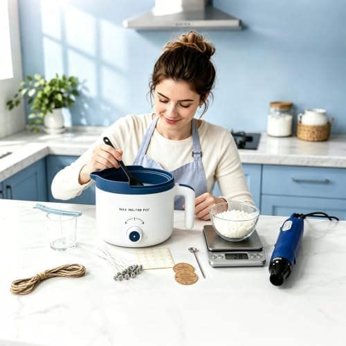Ksedcon Electric Wax Melting Pot with Spout for Candle Making 50 fl oz - Image 6