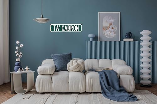 Rustic Metal Tin Sign Ta Cabron 4x16 in Vintage Wall Art for Home Bar Cafe & Garage Decor - Image 4