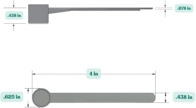 1.5 mL (1.5 CC) Long Handle Scoop for Coffee, Protein Powder, Pet Food, Spices, Grains, Dry Goods – Food-Grade BPA-Free Plastic Measuring Spoon (Pack of 10)