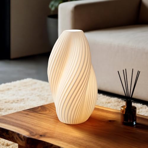 RONDURE Modern Ceramic Decorative Table Lamp Living Room Bedroom Bedside - Image 4