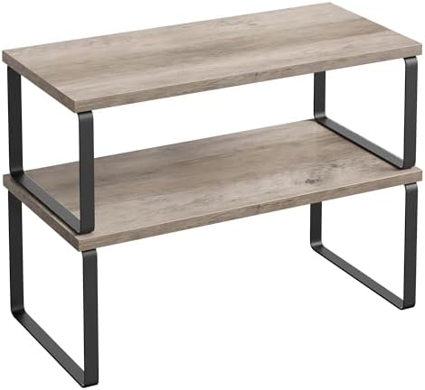 SONGMICS Cabinet Organizer Shelf, Set of 2 Spice Rack, Kitchen Storage by SONGMICSbySONGMICSHOME