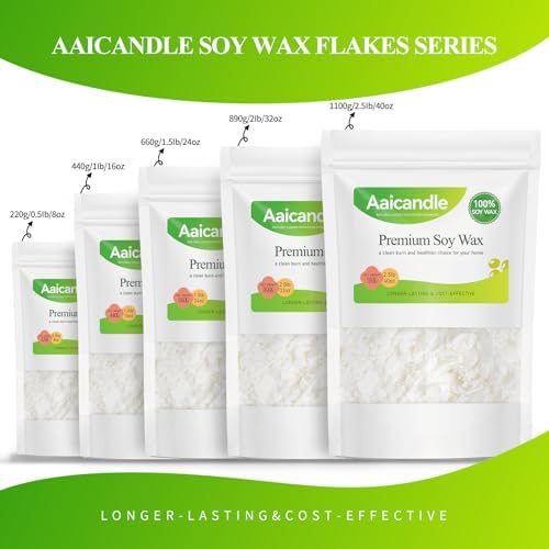 Aaicandle Soy Wax Flakes for Candle Making 1 lb, 100% Soy Wax, - Image 6