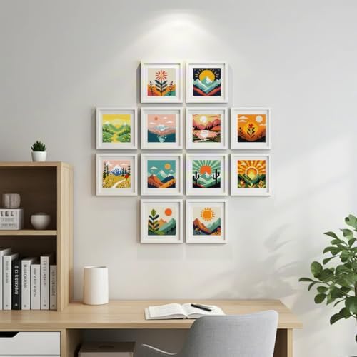 12 Pcs Small Diamond Art Kits Landscape Diamond Art Kits for Adults - Image 2