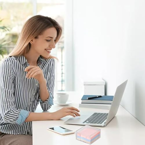 Acrylic Sticky Note Holder Self Stick Note Pad Holder for Classroom Office Desk Organizer - Image 6