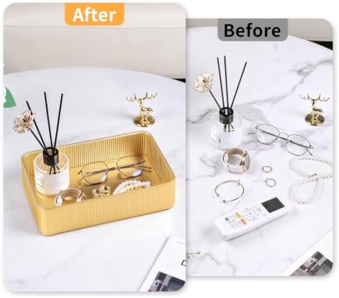 Valet Tray Organizer Bedside Nightstand Organizer Desk CatchallTray - Image 3