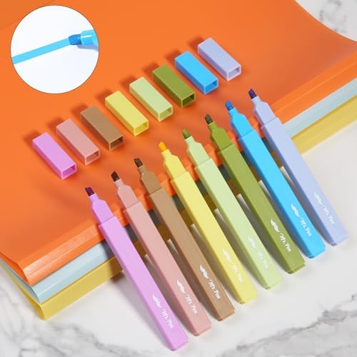 Mr. Pen- Aesthetic Highlighters No Bleed, 8 Pack, Assorted Colors | Chisel Tip, Cute Highlighters Assorted Colors for Journaling, Highlighting, Underlining, Fast Dry, Back to School Supplies - Image 6