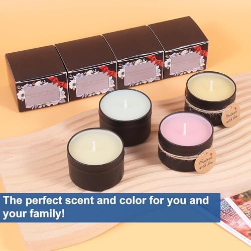 Haccah Complete Candle Making Kit with Wax Melter, Candle Making Supplies, Candle Making Kit for Adults,Beginners,Including Electric Stove,Wicks,Beeswax Wax,Rich Scents,Candle Tins,Dyes,Wick Clip - Image 5