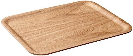 KINTO 45139 Non-Slip Tray, 16.9 x 13.0 inches (430 x 330 mm), Willow Wooden Tray by Unknown
