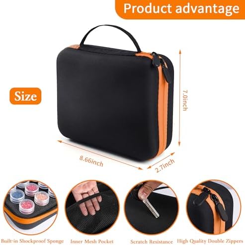LYMUSUMI 30 Slots Diamond Art Storage Containers Painting Accessories Tools - Image 5
