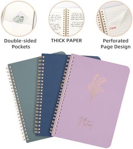 Cute Spiral Notebook Set For Women, Bible Journal Set - Image 3