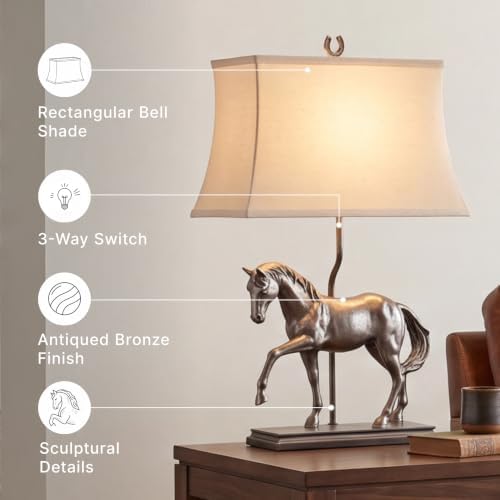 Signature Design by Ashley Sandorman Horse Table Lamp, Bronze - Image 6
