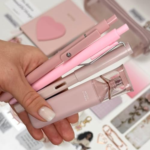 Premium Aesthetic Stationery Gift Set – 22PCS Journal Box (Blush Pink) - Image 3