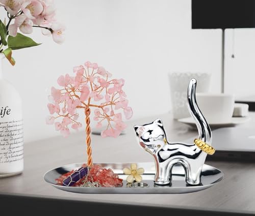Carselage Cat Ring Holder-Cat Lovers Gifts for Women - Image 4