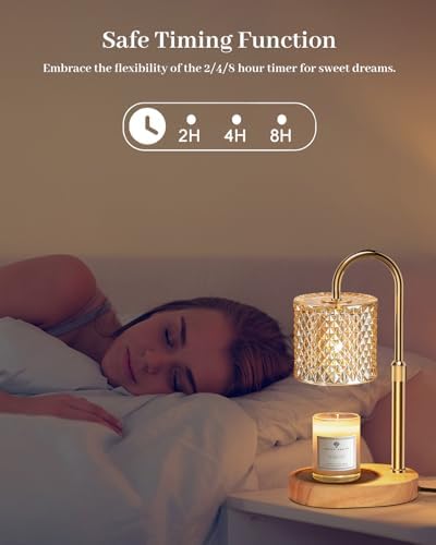 Candle Warmer Lamp with Timer Dimmer Adjustable Height for New Home Decor, Birthday Gifts for Women,Candle Warmer for Women Mom Christmas Mother's Day Gfit - Image 3