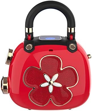 DOSS Candy Mini Portable Bluetooth Speaker with Clean Sound, Built-in Mic, Ultra-Portable Design, Wireless Speaker Compatible for Home, Outdoors, Travel, Gift Ideas-Red by DOSS