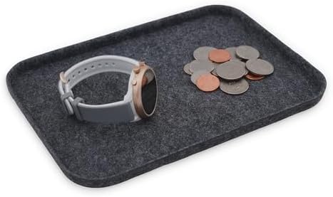 Welaxy Felt tray Lid for Storage Bin Drawer Organizer cap of box Charcoal by Welaxy
