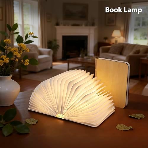 8.3 in Wooden Book Lamp, Book Lovers Gifts,Teacher Appreciation Gifts - Image 6