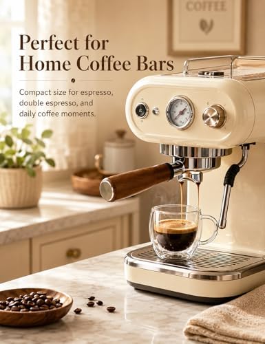 5oz Double Walled Glass Coffee Mugs with Handles, Set of 4 - Image 2