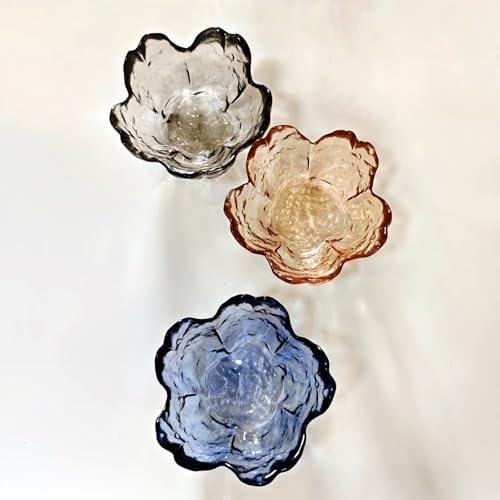 Amber Crystal Flower Jewelry Ring Dish, Clear Trinket Bowl, Cute Nightstand Decor Ring Holder for Women, Home Decor Gifts for Women, Wedding, Birthday, Mother's Day - Image 7