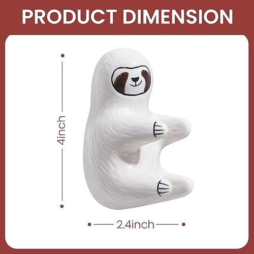 PUDDING CABIN Sloth Gifts Ring Holder Decor, Cute Ring Stand, Rings Display, Sloth Gift for Women Girls Her Mom Friends Sisters Birthday Wedding Christmas Mothers Day - Image 5