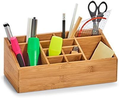 Zeller 25385 Organizer, Wood, Natural, 25.4 x 12 x 10 cm - Image 3