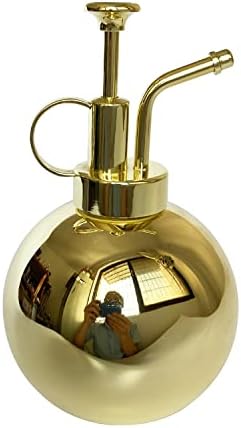 Stainless Steel Plant Sprayer, Small Watering Can, Modern Gardening Tool for Indoor Potted Plants, Gold Color by LIANSHI