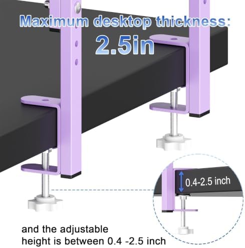 Spacrea 2 Tier Clamp on Desk Shelf - Image 7