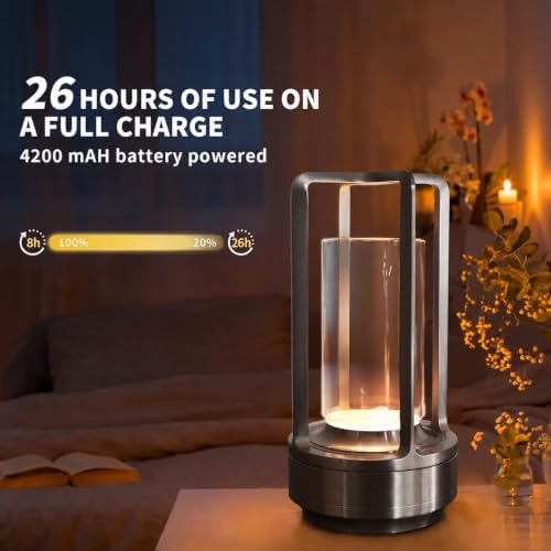 Cordless Table Lamp, Rechargeable LED Decorative Lamp - Image 5