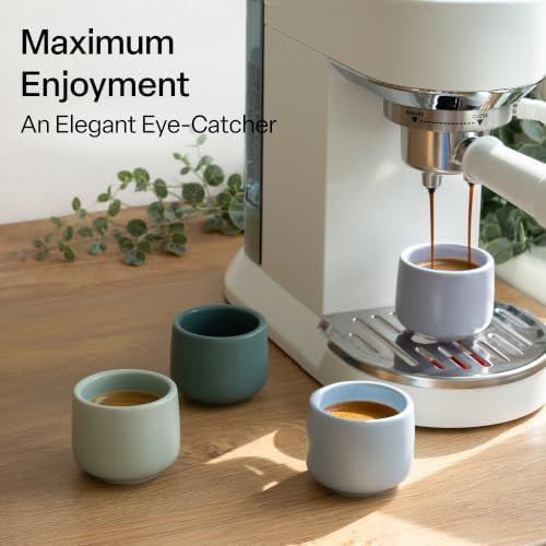 MIAMIO - Espresso Cups Set of 4, Ceramic (2.7 oz) - Nami (Pastel Coast) - Image 3
