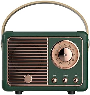 Dosmix Retro Bluetooth Speaker,Vintage Decor,Small Gift for Women Men Green by DosmixWirelessSmartLife