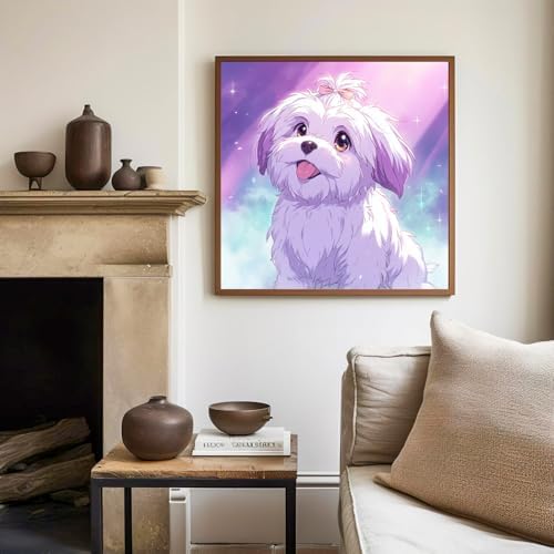 Dog Paint by Numbers Kit for Kids, 8x8 inch - Image 3