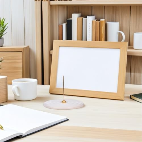 Balacoo White Ceramic Incense Holder and Aromatherapy Burner, Minimalist Zen Stick Incense Stand for Meditation, Yoga, and Home Decor, Tabletop Fragrance Sticks Holder - Image 7