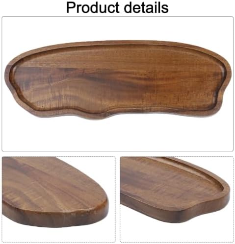 Rectangular Wooden Serving Tray for Coffee Tea Snacks(TP06（Large）) - Image 3
