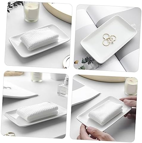 WOONEKY 2pcs Ceramic Jewelry Dish Tray for Organizing Small Items - Image 4