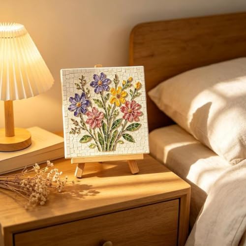 Watering Can Mosaic Art Kit, DIY Garden Craft Set for Adults and Beginners - Image 5