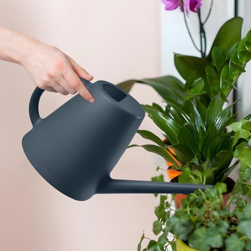 ZXJ Watering Can - for Indoor and Outdoor Home Garden Plants- Grey - 1/2 Gallon - Image 7
