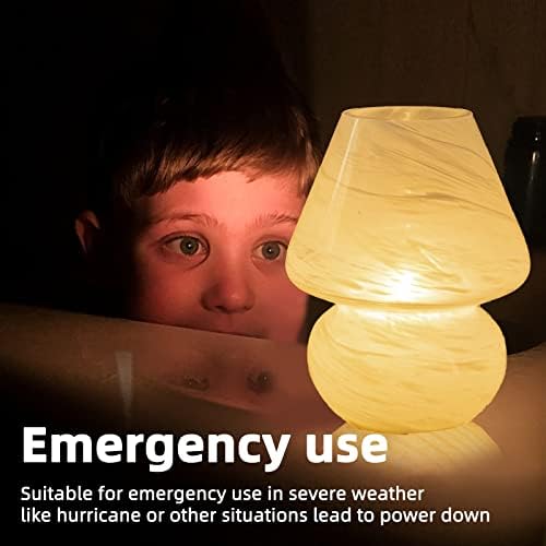 MJ PREMIER Battery Operated Lamp, Cordless Mushroom Lamp with Timer, Cloud - Image 5