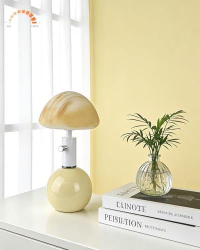 Lightdot Mid Century Modern Stepless Dimmable Table Lamp Ceramic by LightdotLighting