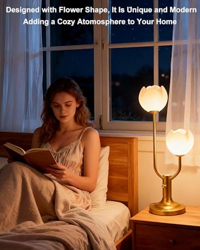 Lightdot Flower Table Lamp Dimmable Floral Modern Nightstand Lamp - Image 2