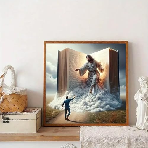 BYGFHLYW Diamond Art Painting Kits for Adults, Jesus 5D Diamond Painting - Image 4