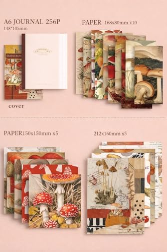 Scrapbook Kit, 350+ PCS Scrapbooking Supplies Set with Vintage Scrapbook Paper, Scrapbook Stickers, Ephemera, Vintage Decorations, Complete Junk Journal and DIY Memory Book Kit - Image 7