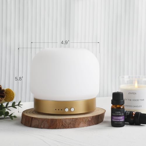 Essential Oil Diffusers for Large Room 280ml Aromatherapy Diffuser for Home - Glass Cover, 4 Timers, Auto Shut-Off, Adjustable Lights, No Beep - Image 6