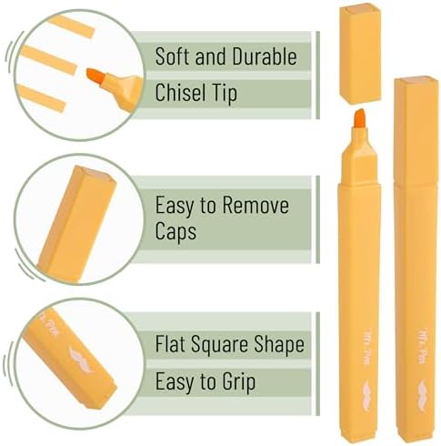 Mr. Pen- Aesthetic Highlighters No Bleed, 10 Pack, Assorted Colors | Chisel Tip, Cute Highlighters Assorted Colors for Journaling, Highlighting, Underlining, Fast Dry, Back to School Supplies - Image 4