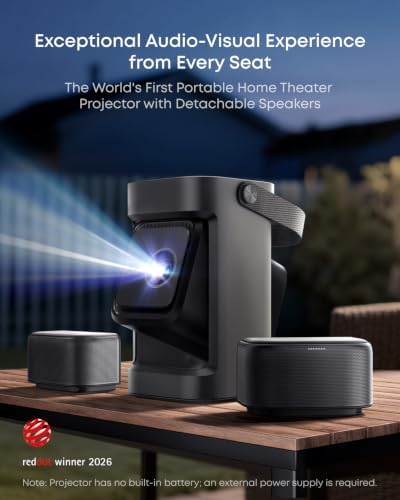 soundcore Nebula P1 Portable Projector with Detachable Speakers - Image 2