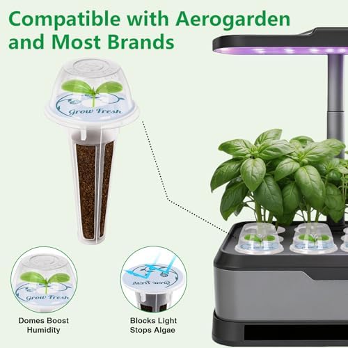 8-Pod Spinach Seed Pod Kit for Aerogarden, Includes Spinach Seeds - Universal Hydroponic Pods Indoor Gardening Supplies (8-Pod) - Image 4