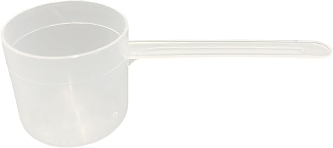 63 mL (63 CC | 2.13 Oz.) Long Handle Scoop for Coffee, Protein Powder, Pet Food, Spices, Grains, Dry Goods – Food-Grade BPA-Free Plastic Measuring Spoon (Pack of 1)
